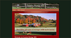 Desktop Screenshot of countrystoragemd.com